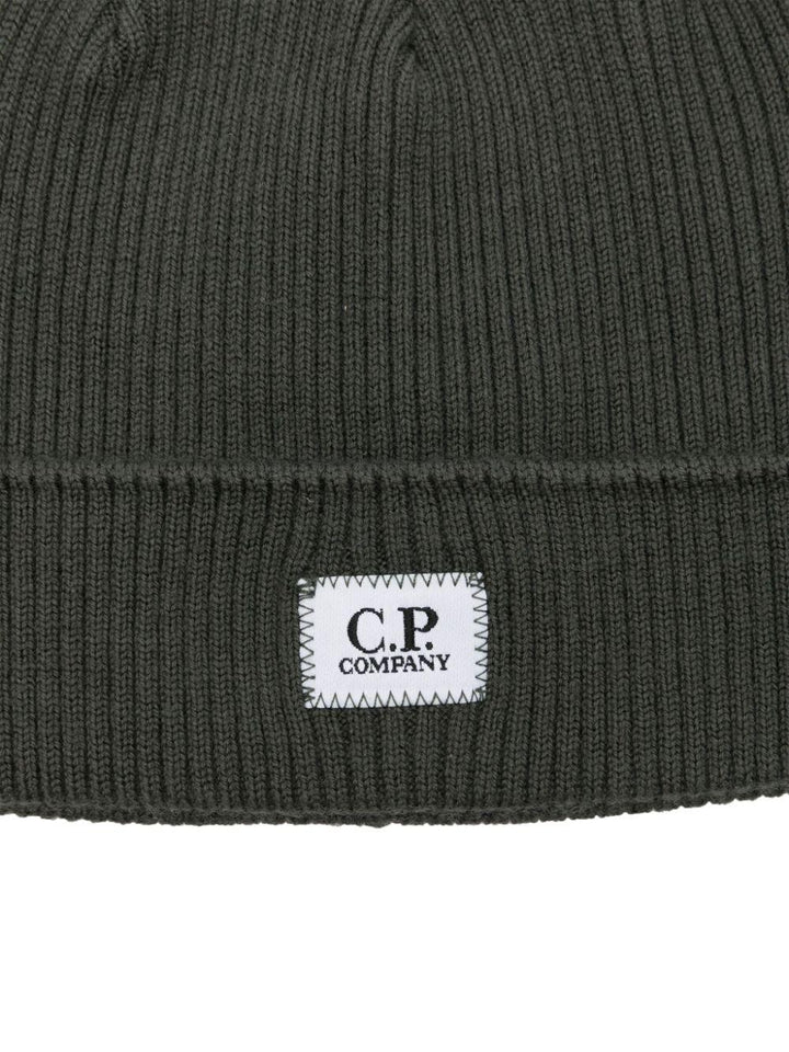 Cappello verde scuro per bambino