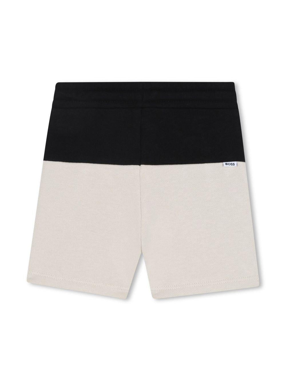 Bermuda beige/nera per neonato