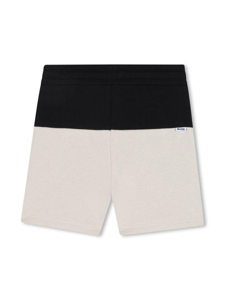 Bermuda beige/nera per neonato