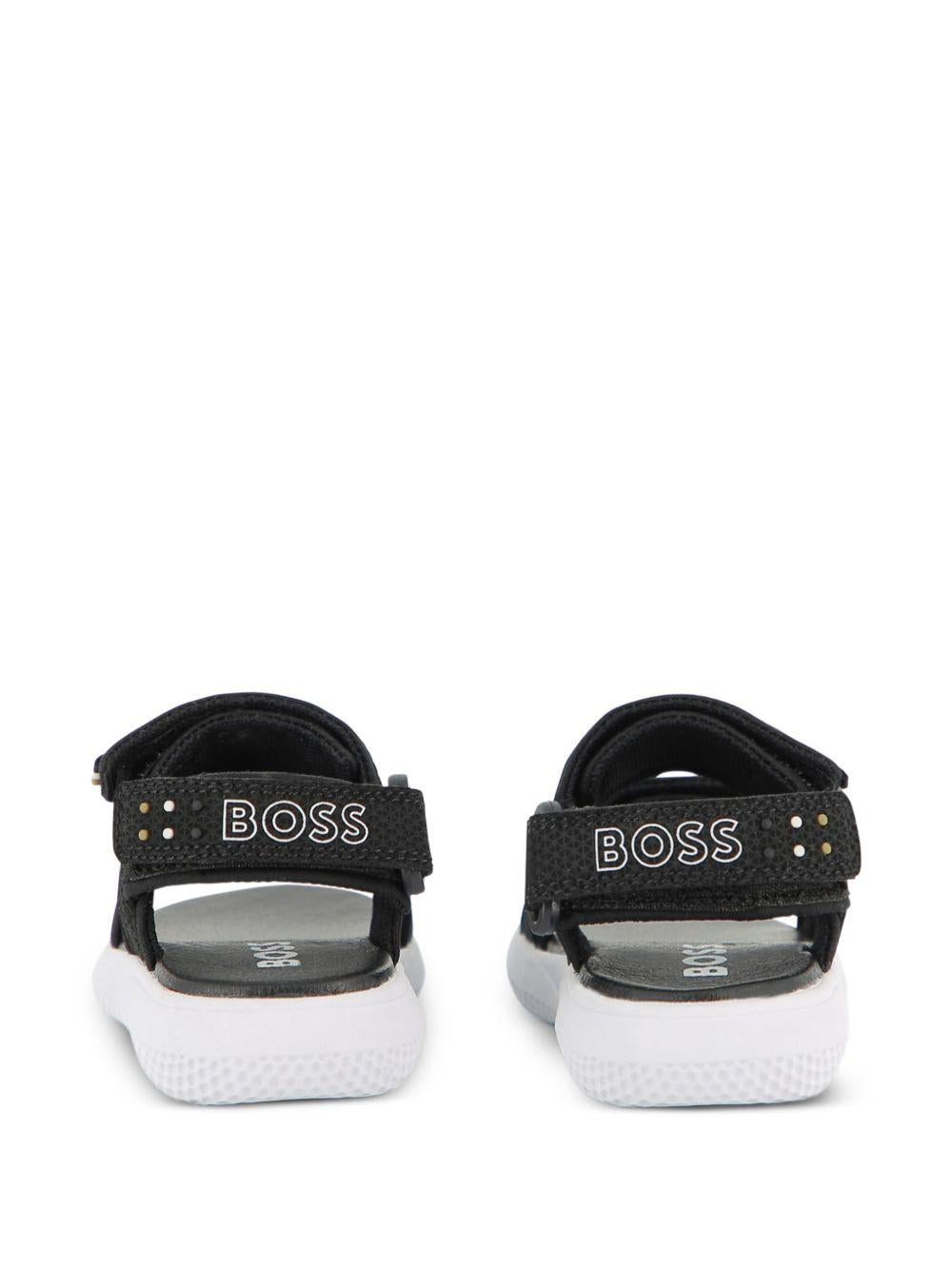 Sandali nere per bambino J52823 09B Boss Kids 