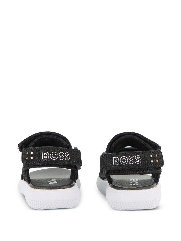 Sandali nere per bambino J52823 09B Boss Kids 