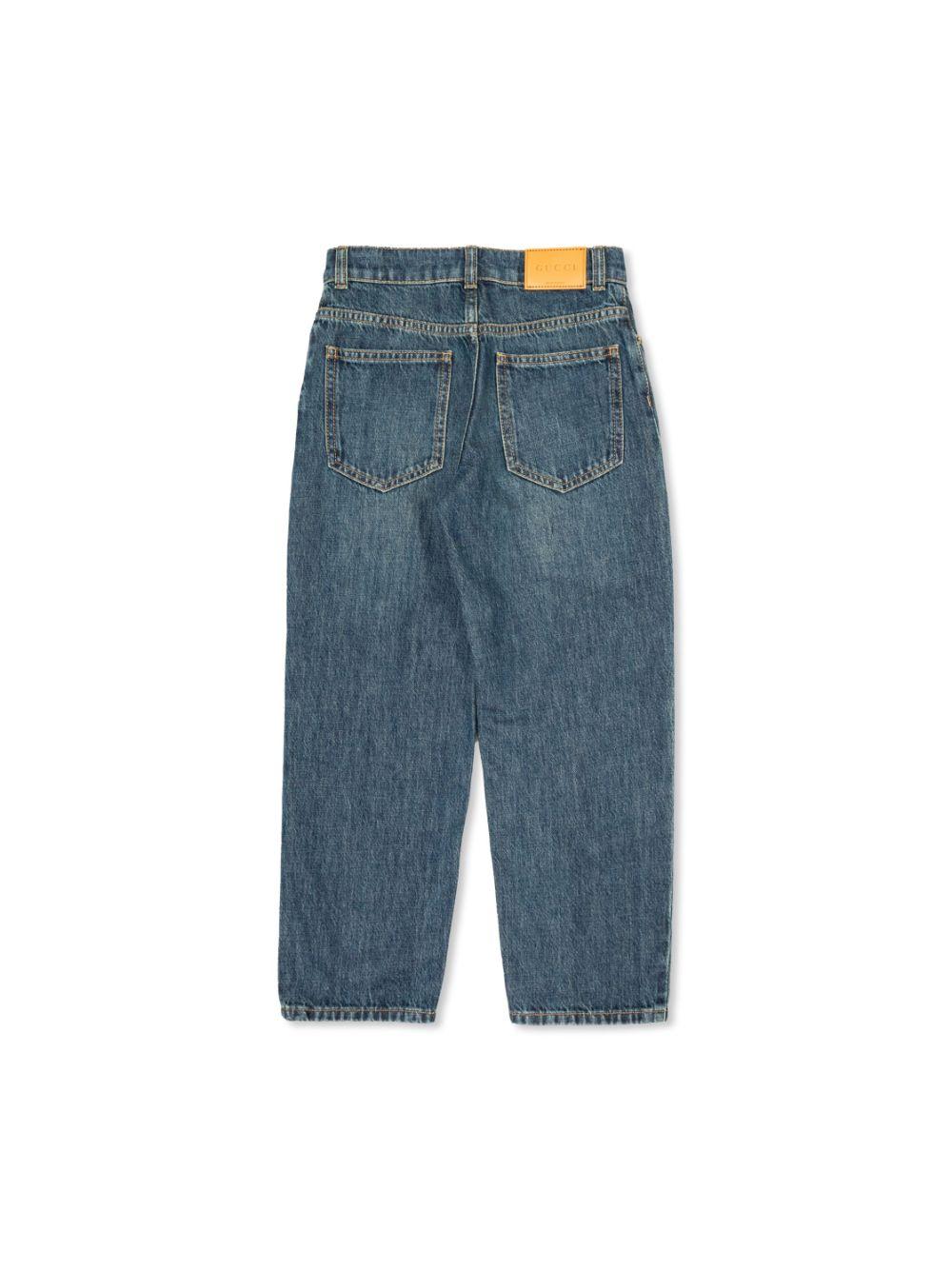 Dark blue jeans for kids