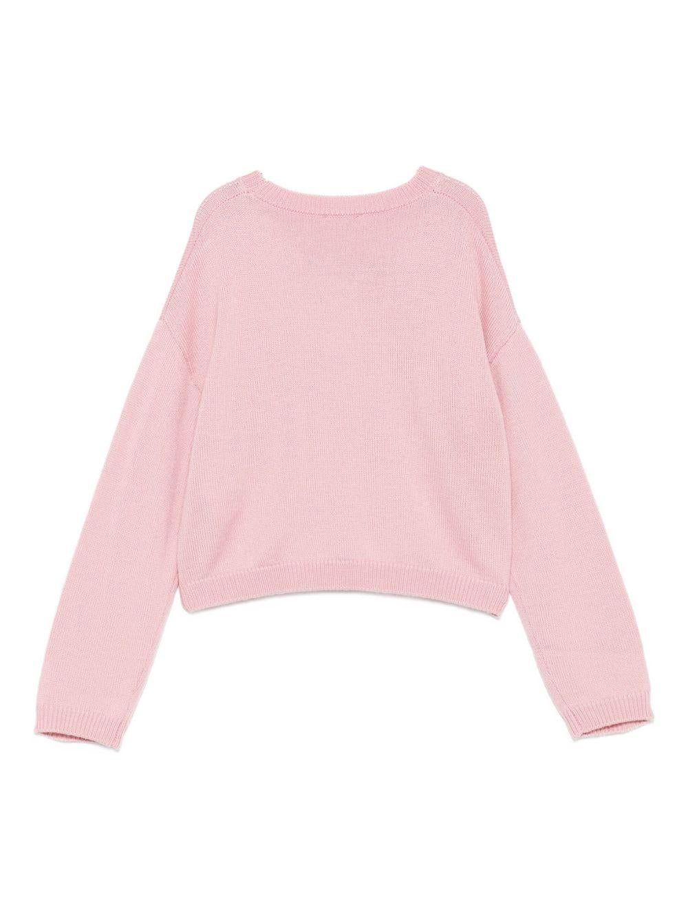 Maglione rosa per bambina GF5089MA51I 51906 Liu Jo 