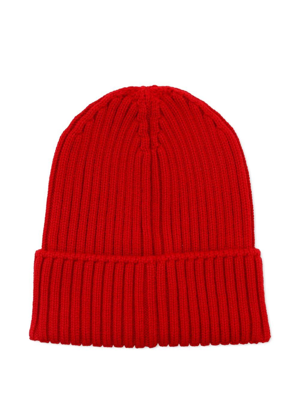 Cappelo rosso per bambino 9543B00009M1131 455 Moncler Kids 