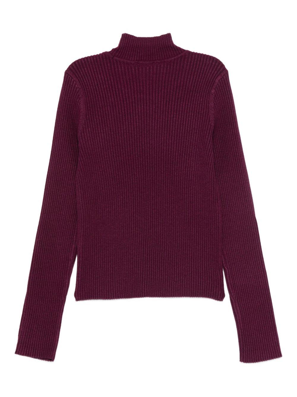 Maglione bordeaux per bambina 252GJ3042 04218 Twin Set 