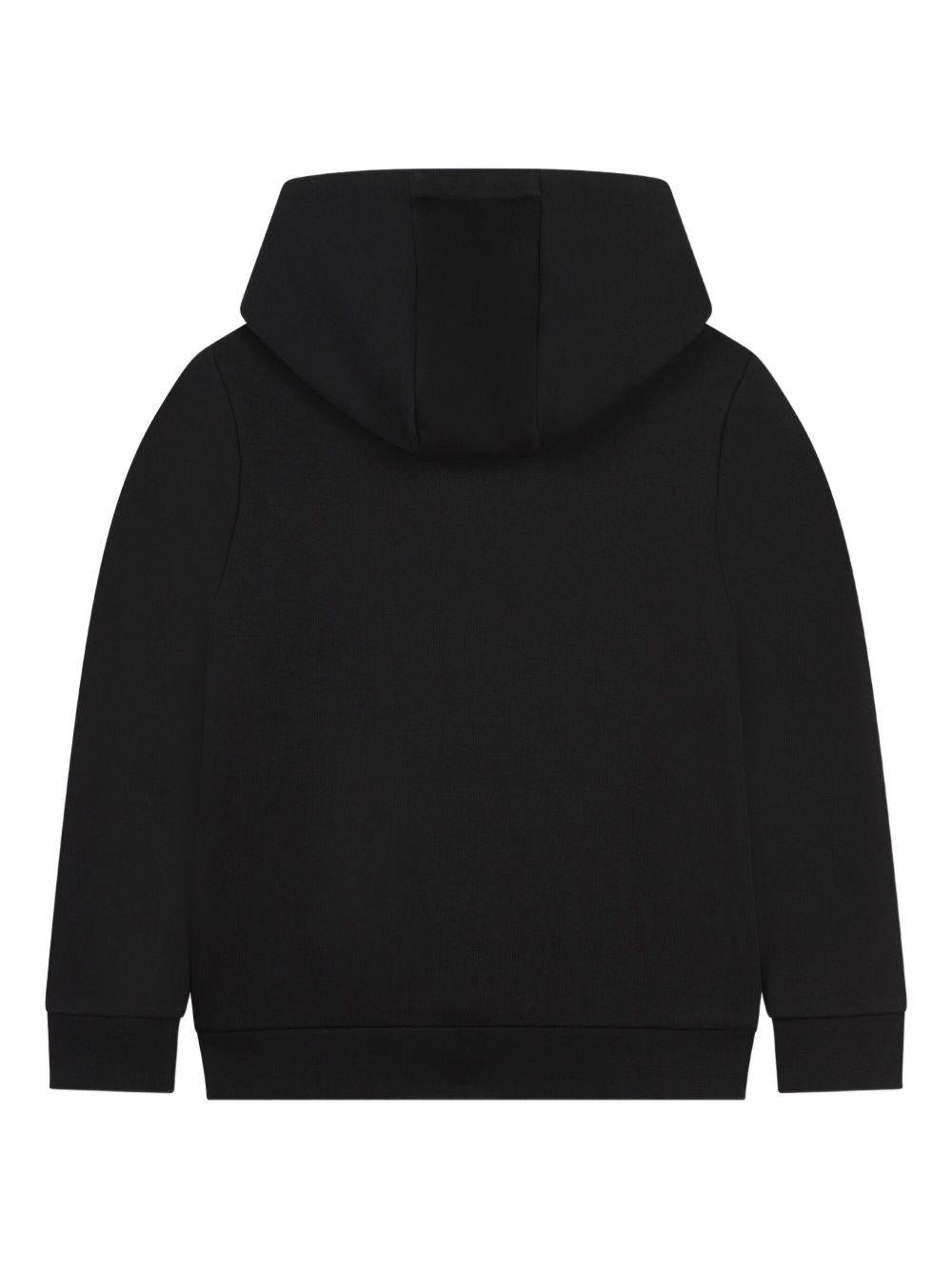 Felpa nera per bambino J52351 09B Boss Kids 
