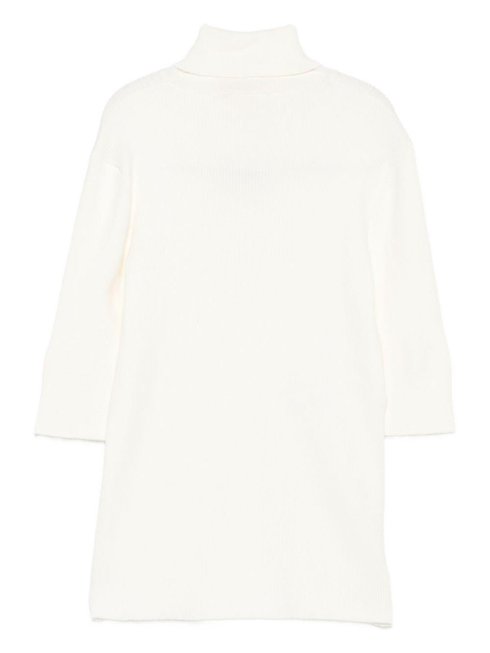 Abito bianco per bambina EFMA176CFL229 D759 Elisabetta Franchi Kids 