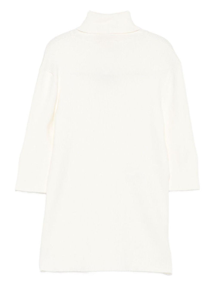 Abito bianco per bambina EFMA176CFL229 D759 Elisabetta Franchi Kids 