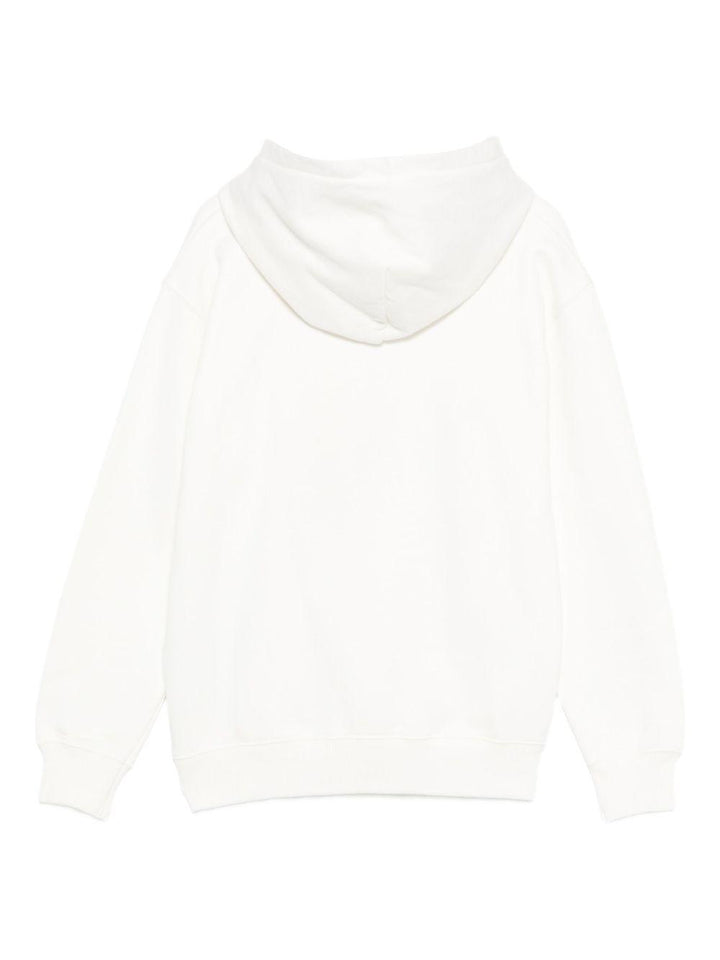 Felpa bianca per bambino OBBB001F25FLE002 0110 Off White Kids 
