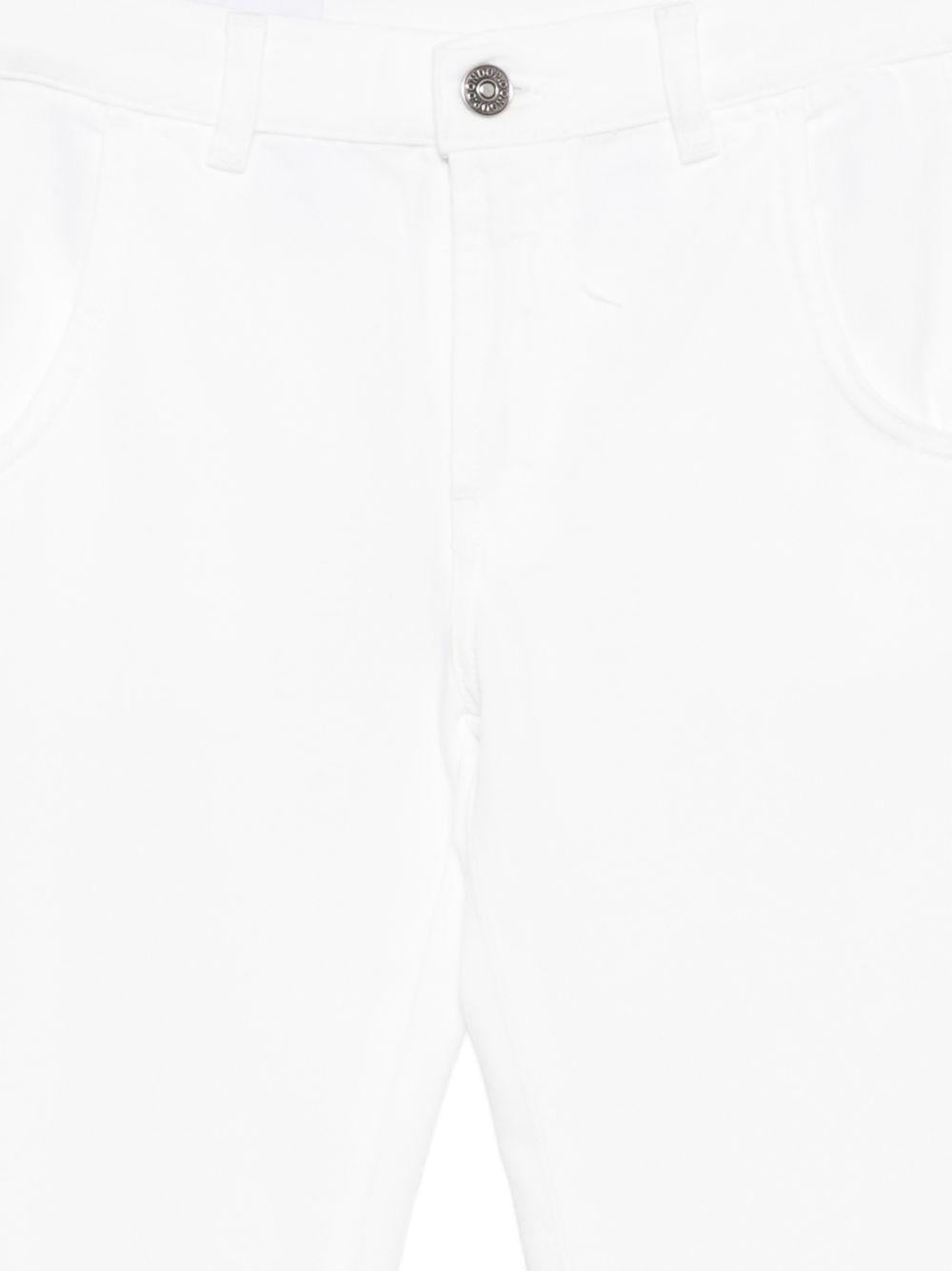 Pantalone bianco per bambina DFPA193CDF033 B000 Dondup Kids 