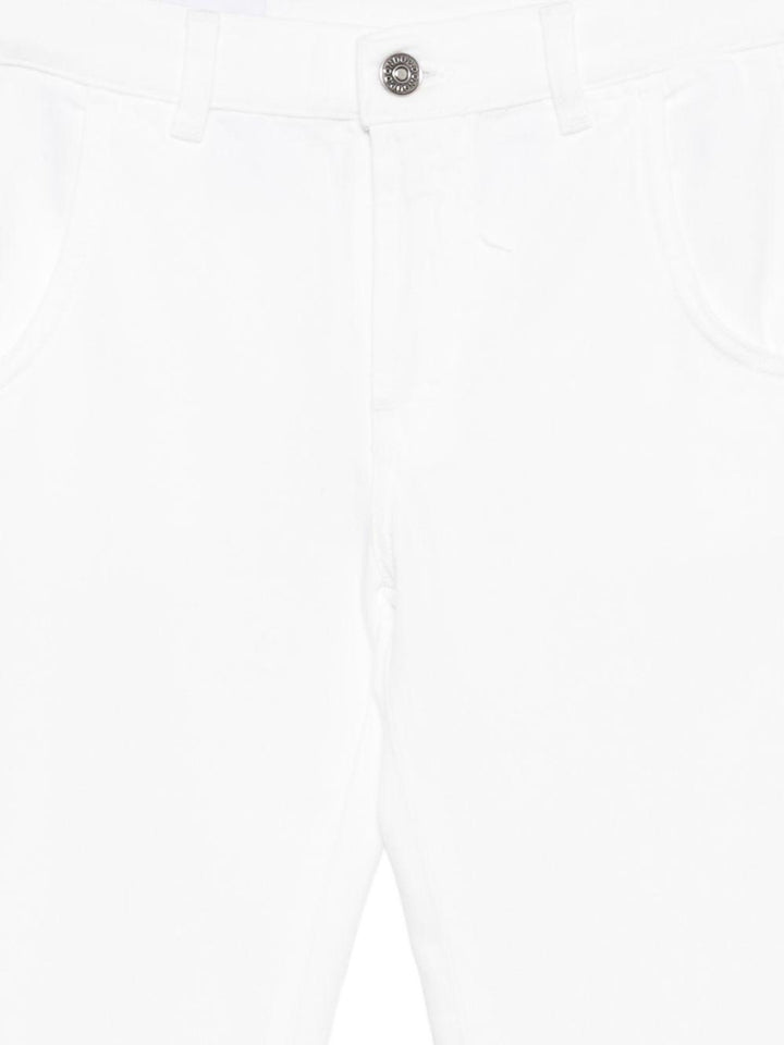 Pantalone bianco per bambina DFPA193CDF033 B000 Dondup Kids 