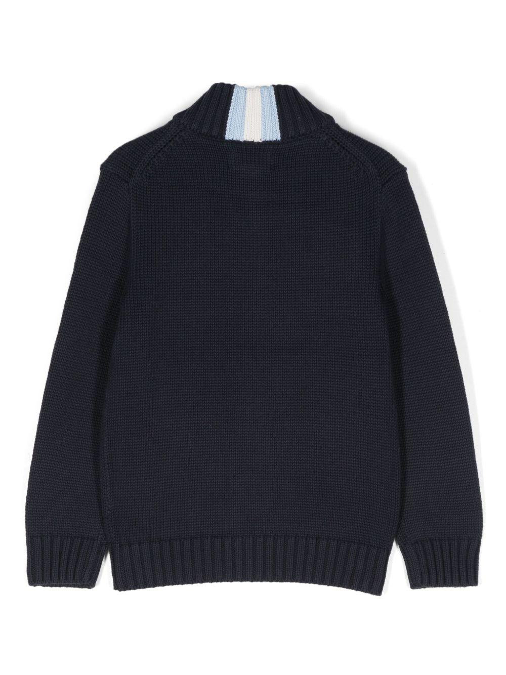 Cardigan blu navy per bambino 322799411 025 Ralph Lauren Kids 