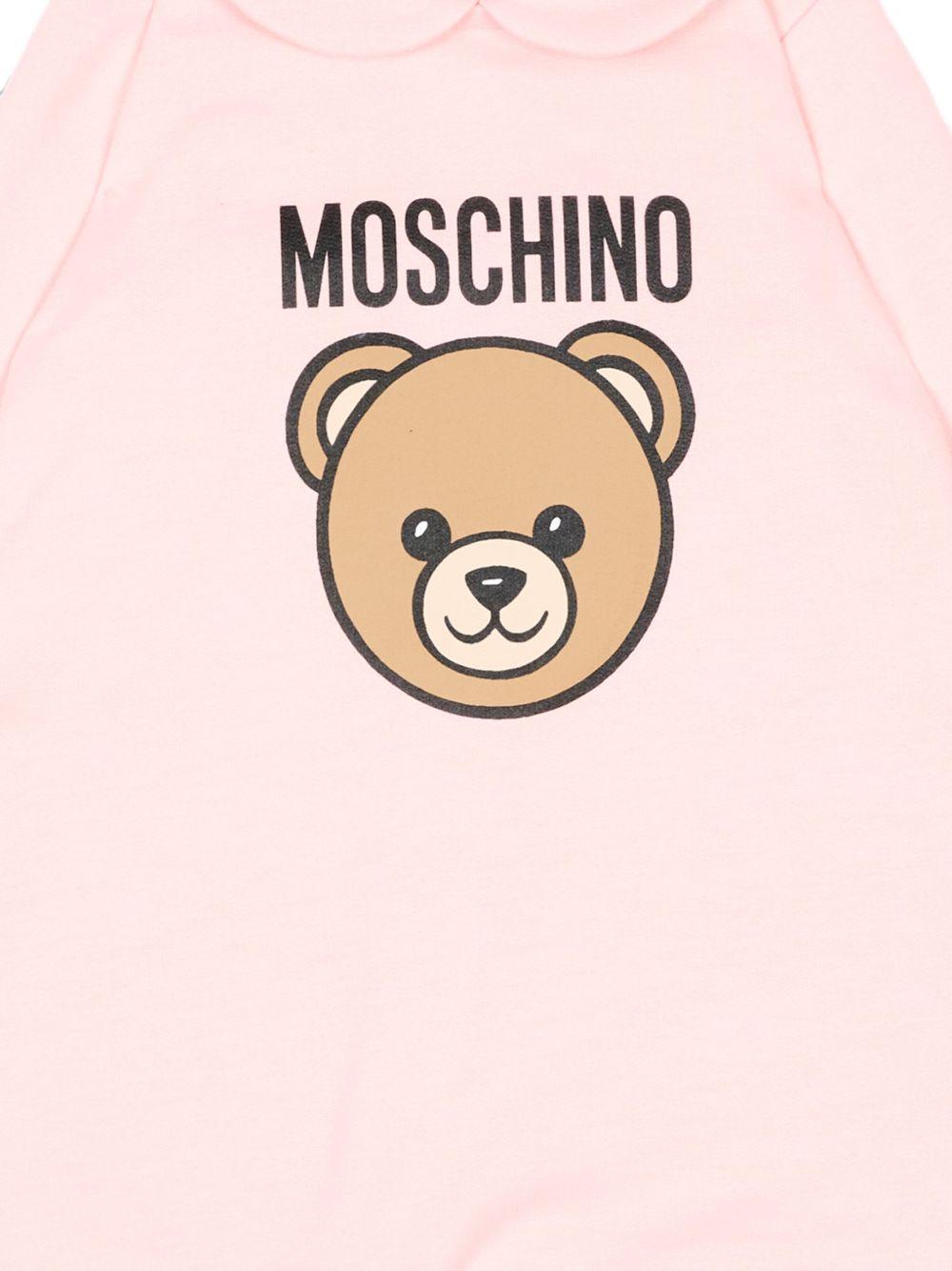 Tutina rosa chiaro per neonata MUY09OLCA40 50209 Moschino Kids 