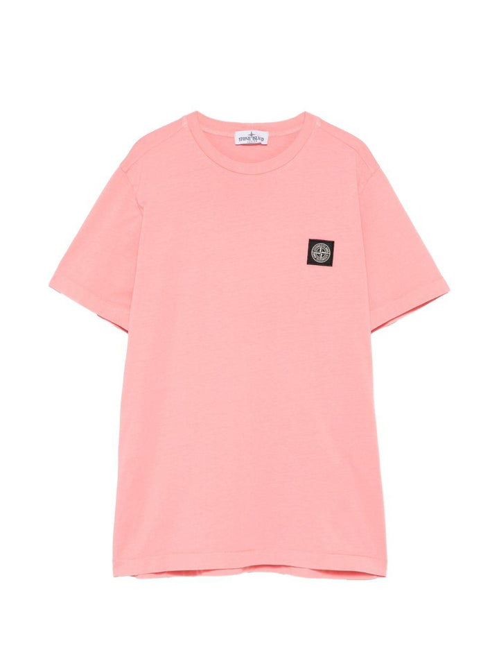 T-shirt rosa per bambino 62100002S0047 V008D Stone Island Kids 