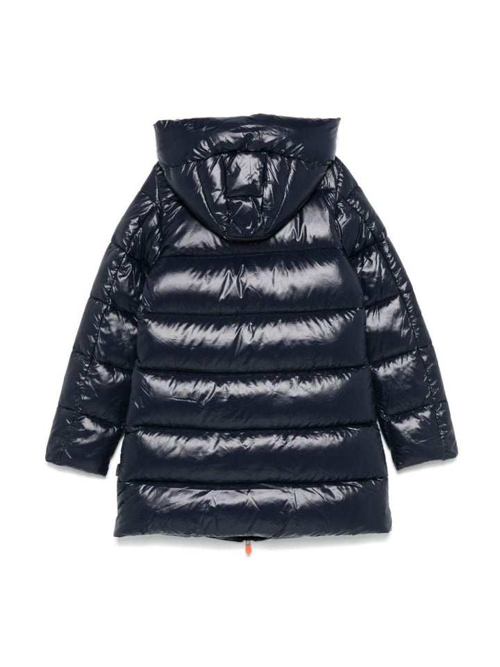 Save the Duck Kids Blue/Black Jacket for Girls