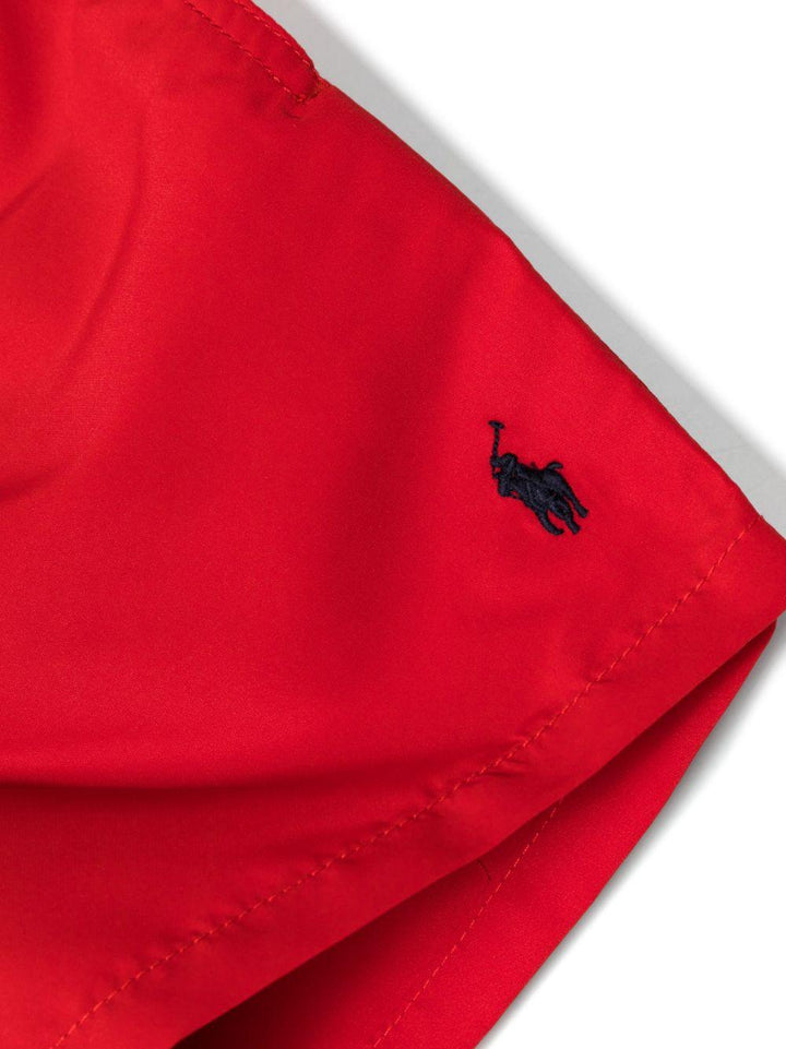 Pantaloncino da bagno rosso per bambino