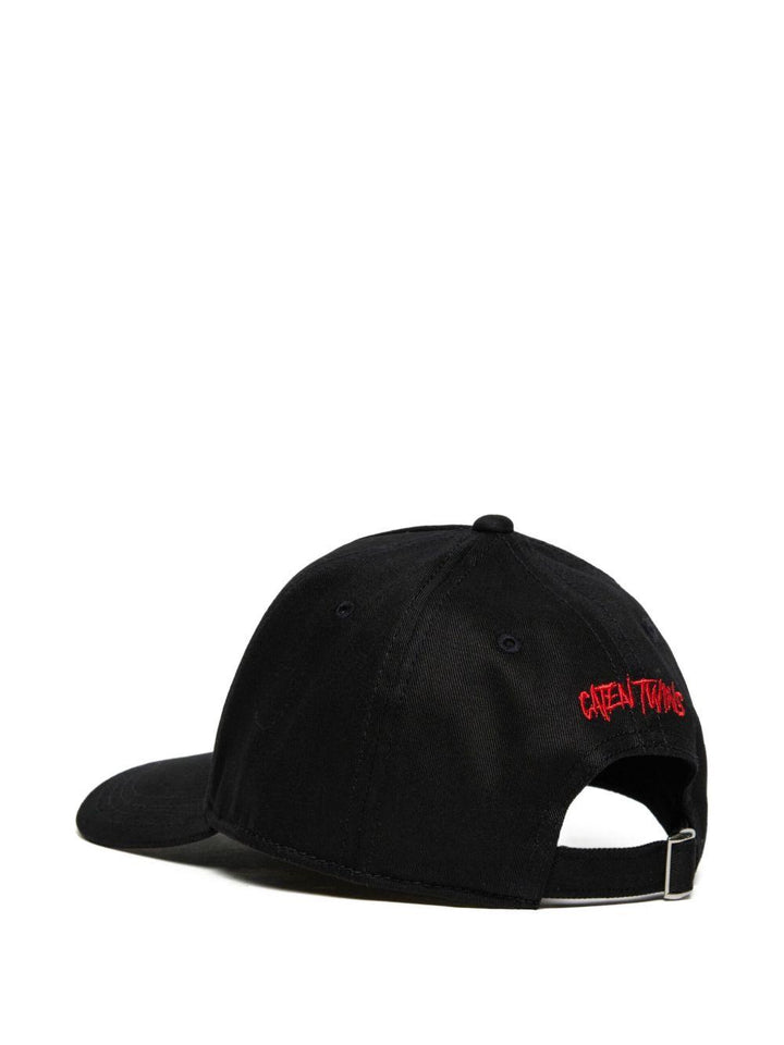 Cappello nero per bambino DQ3116D00YT DQ900 Dsquared2 Kids 