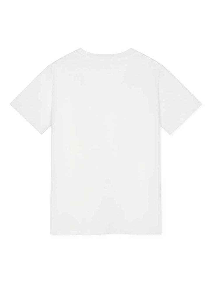 T-shirt per bambina in cotone bianca 10002391A11718 2W270 Versace Kids 