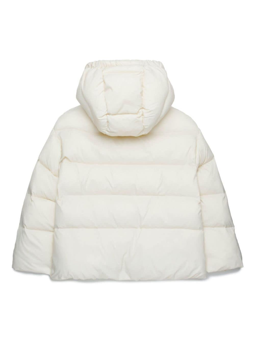 Giubbotto bianco per bambina