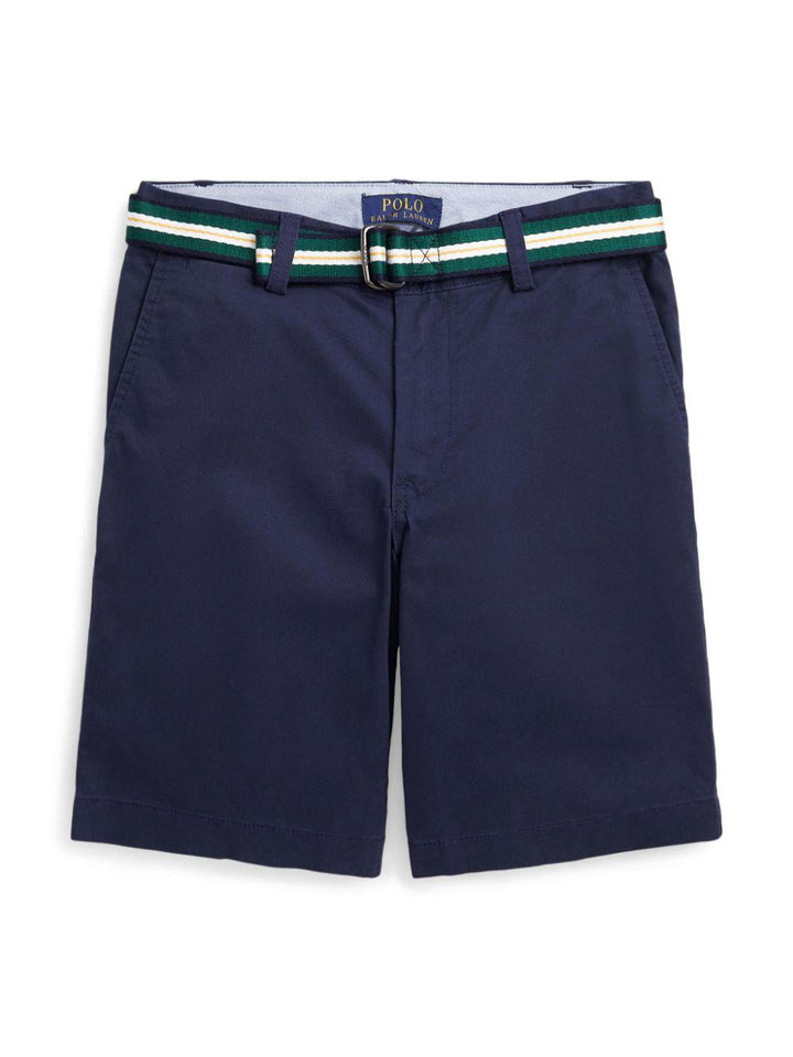Bermuda blu per bambino con logo