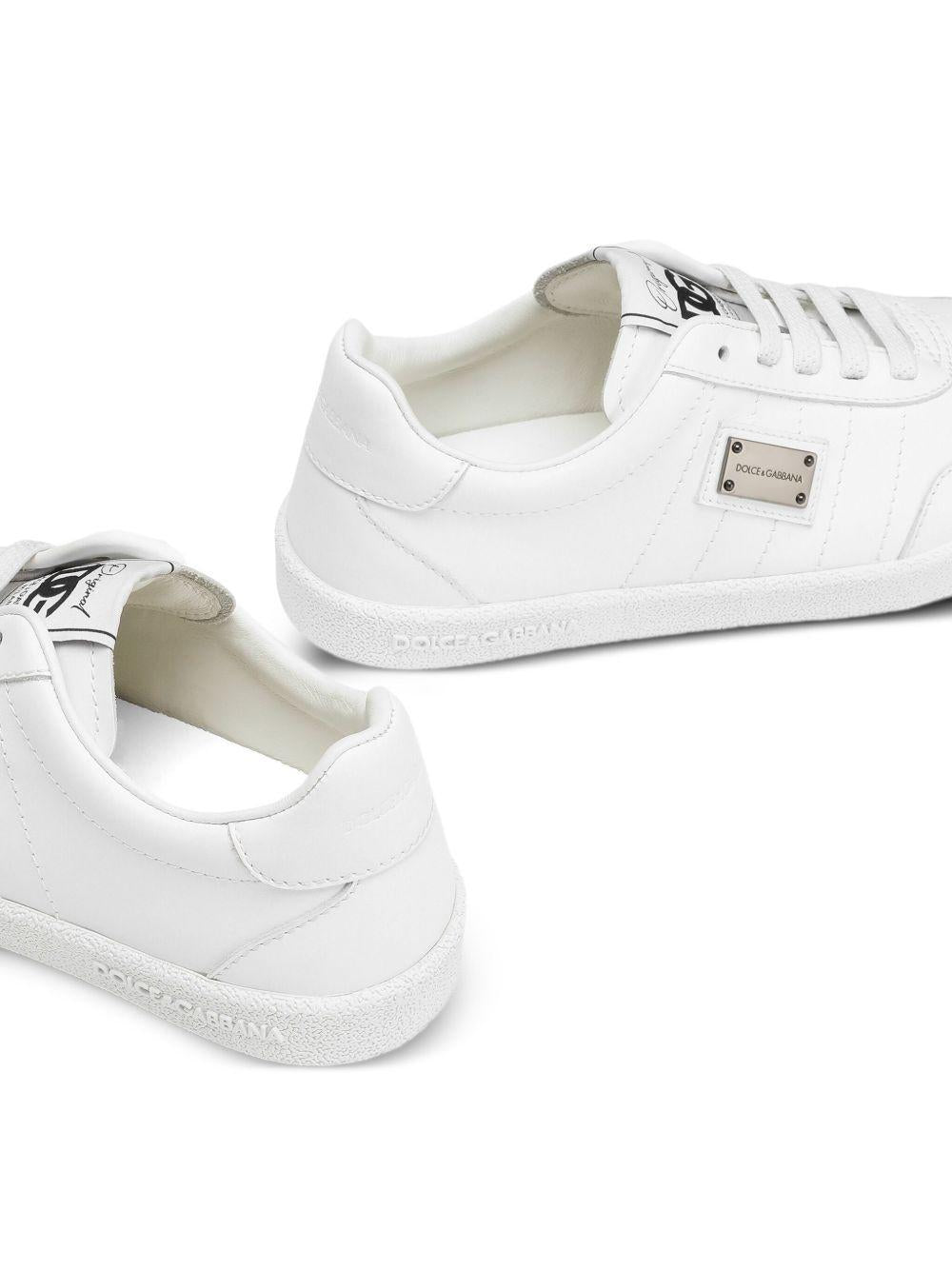 Sneakers bianche per bambina DA5300A1048 80001 Dolce & Gabbana Kids 
