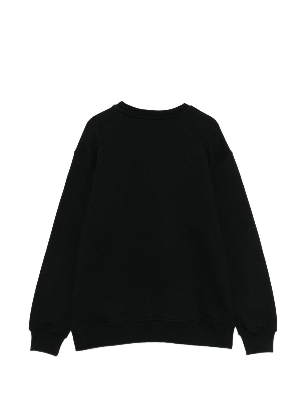 Felpa nera per bambino S6MSJUSW007 110/88 Msgm Kids 