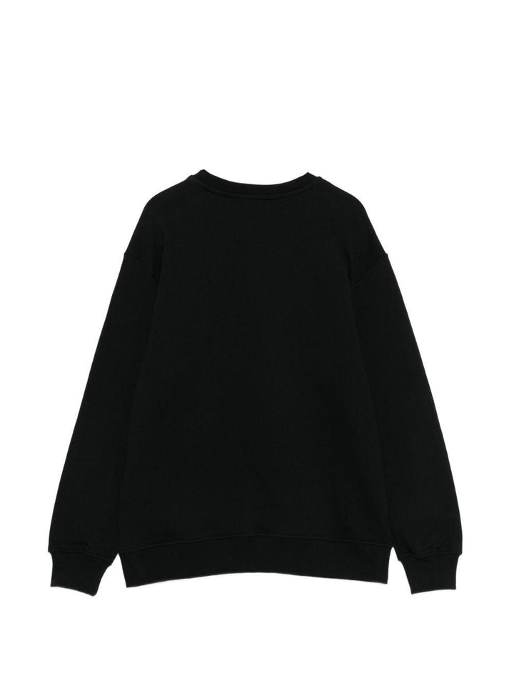 Felpa nera per bambino S6MSJUSW007 110/88 Msgm Kids 