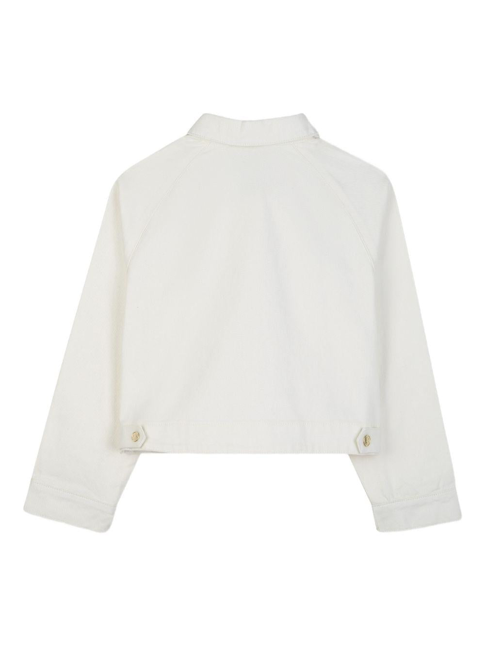 Giacca bianca per bambina R30584 190 Michael Kors Kids 