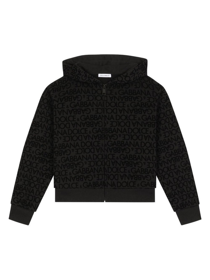 Felpa nera per bambino L4JWJCG7K2H HNXCN Dolce & Gabbana Kids 