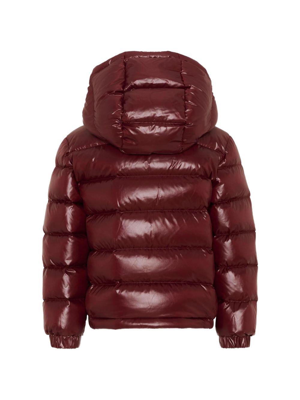 Giubbotto rosso scuro per bambino 9541A00035597Z8 464 Moncler Kids 