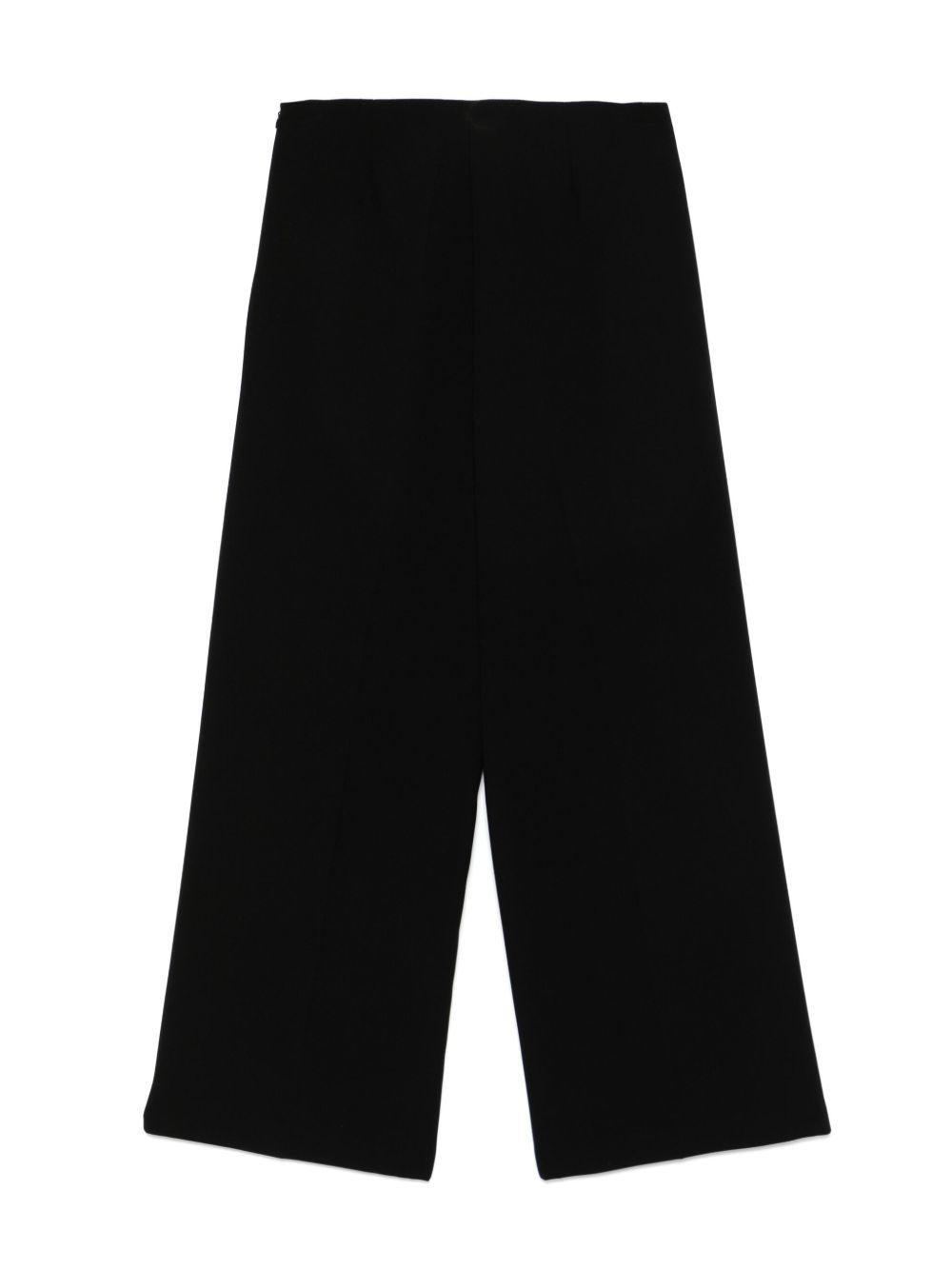 Pantalone nero per bambina EFPA2710GA085 N000 Elisabetta Franchi Kids 