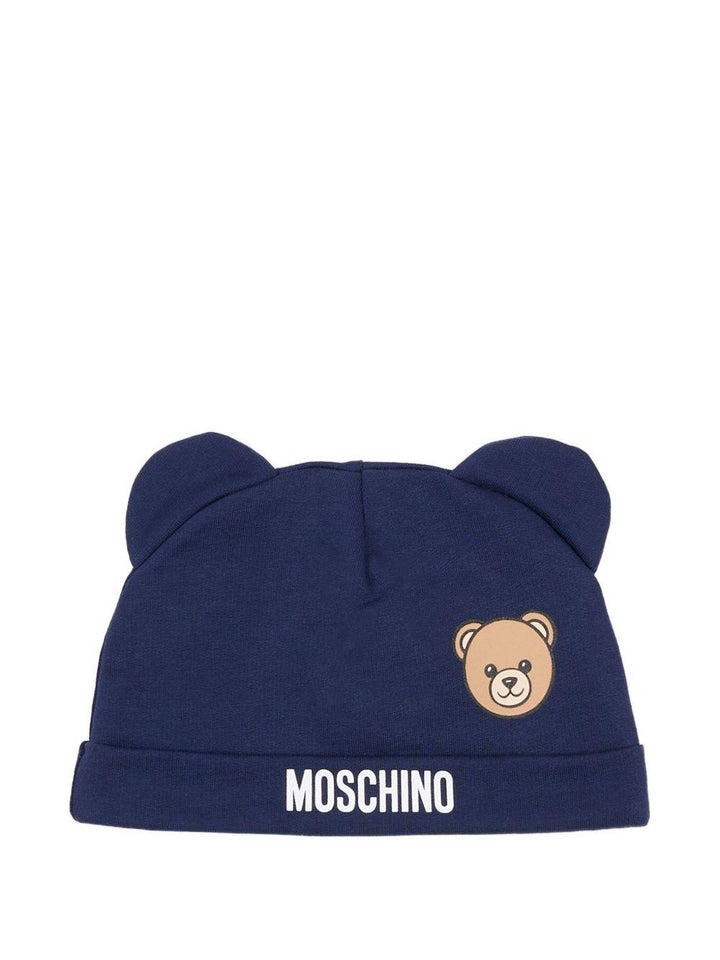 Tutina blu per neonato MUY097LCA19 40016 Moschino Kids 