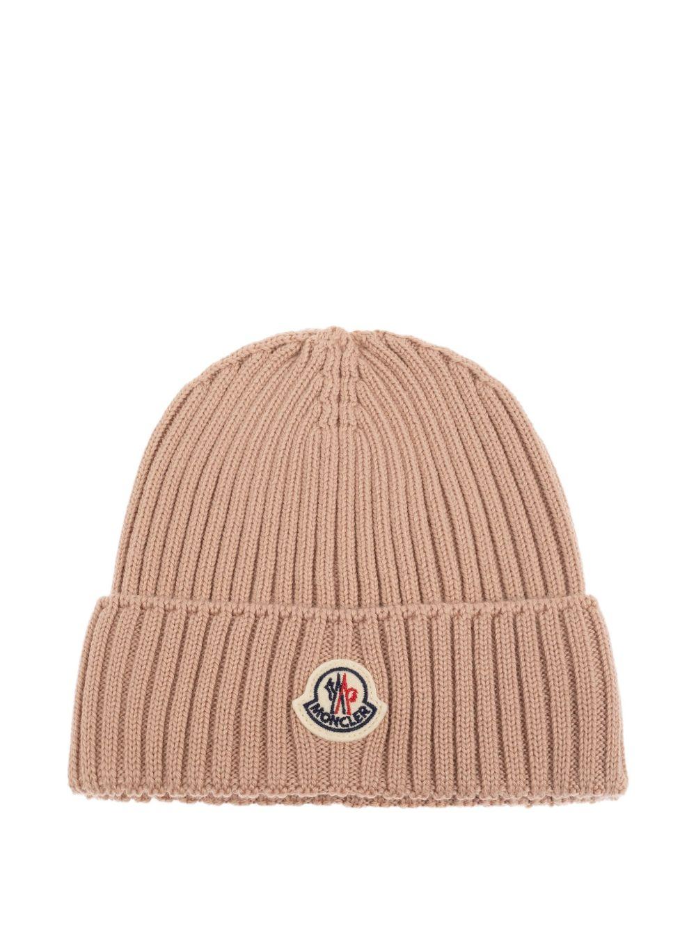 Cappello beige per bambino 9543B00012M1131 513 Moncler Kids 