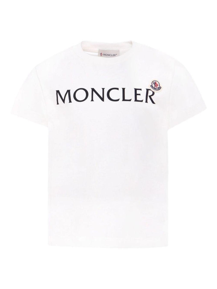 T-shirt bianco per bambino 9548C0001889AFV 034 Moncler Kids 