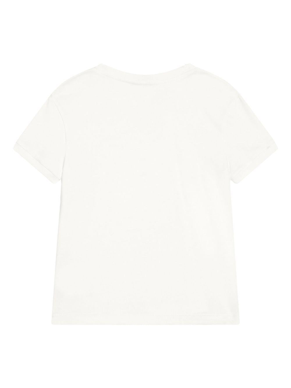 T-shirt bianca per bambina L5JTNJG7O3N W0111 Dolce & Gabbana Kids 