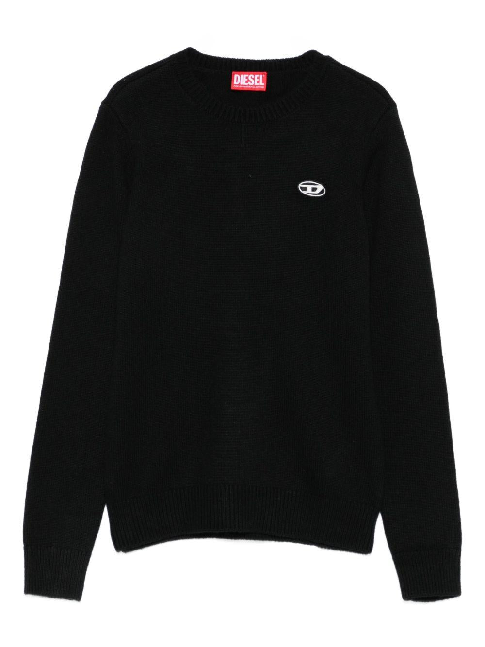 Maglione nero per bambino J02430KYAYX K900 Diesel Kids 