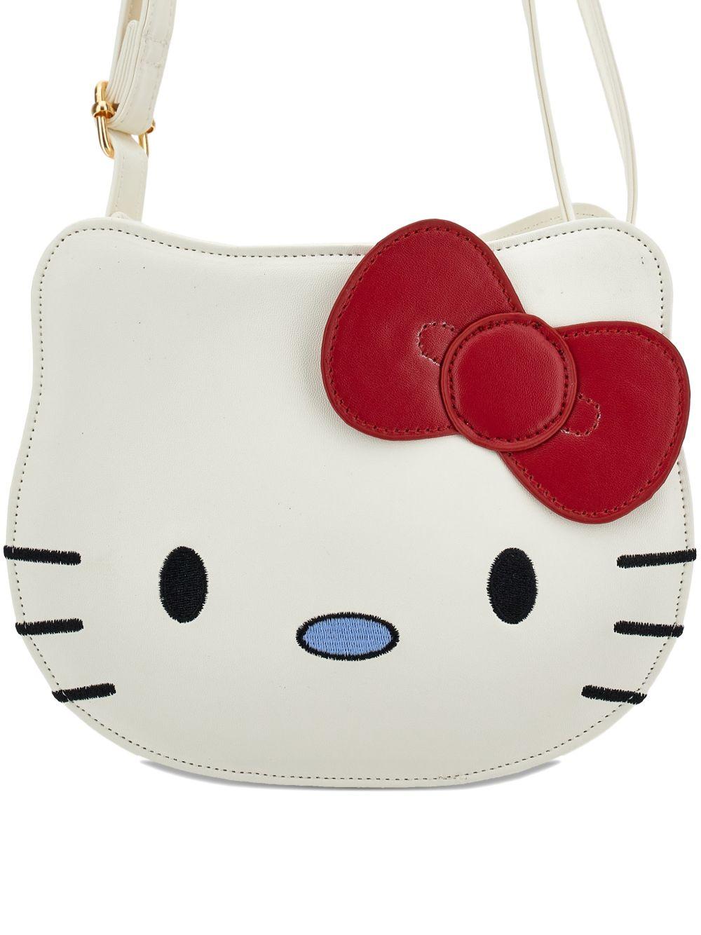Borsa bianca "Hello Kitty" per bambina 19G0177775 0099 Monnalisa Kids 