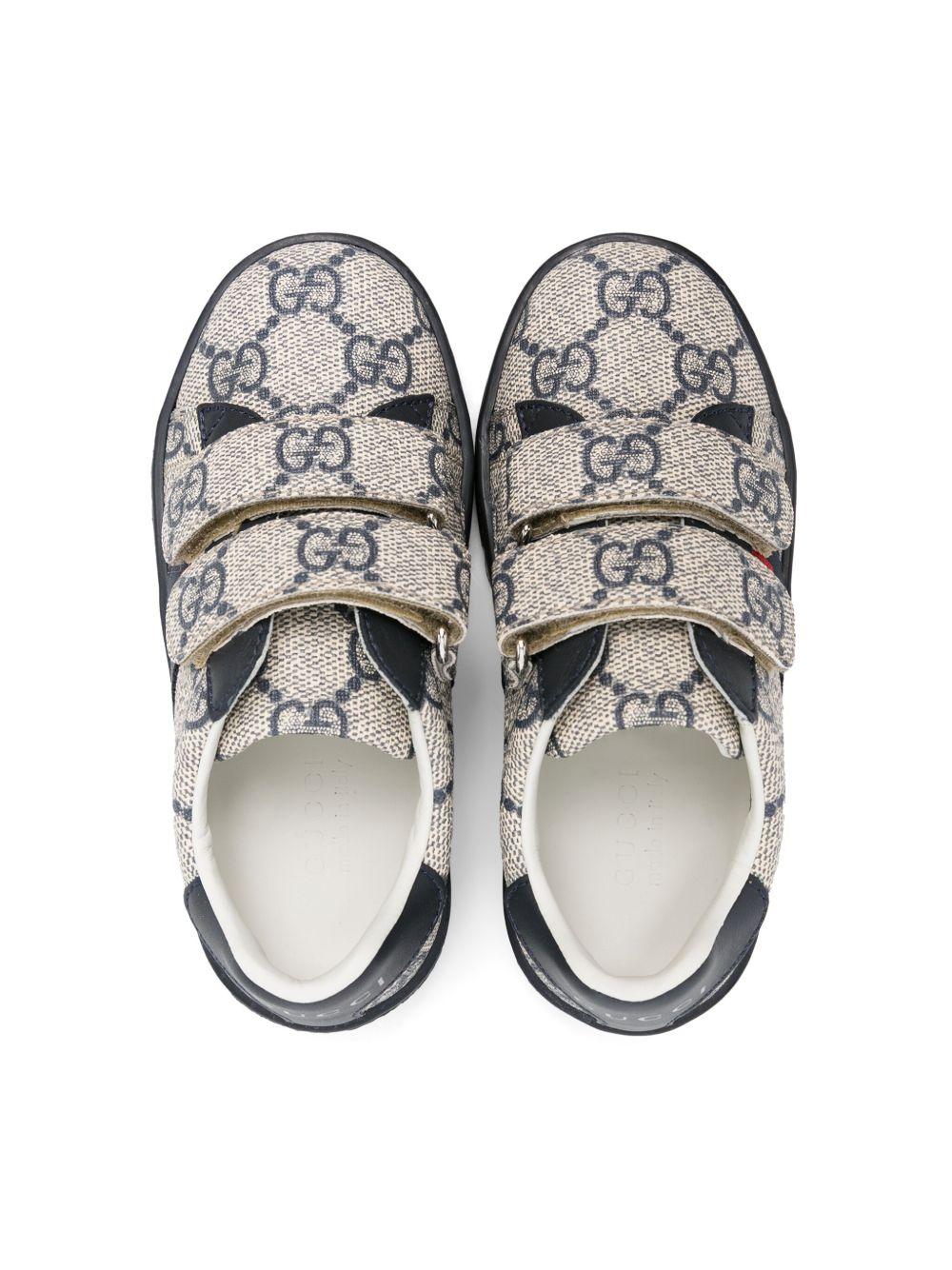 Sneakers beige/blu notte per bambino 463088FACYF 4055 Gucci Kids 