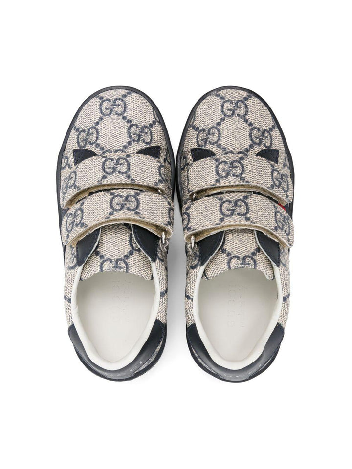 Sneakers beige/blu notte per bambino 463088FACYF 4055 Gucci Kids 