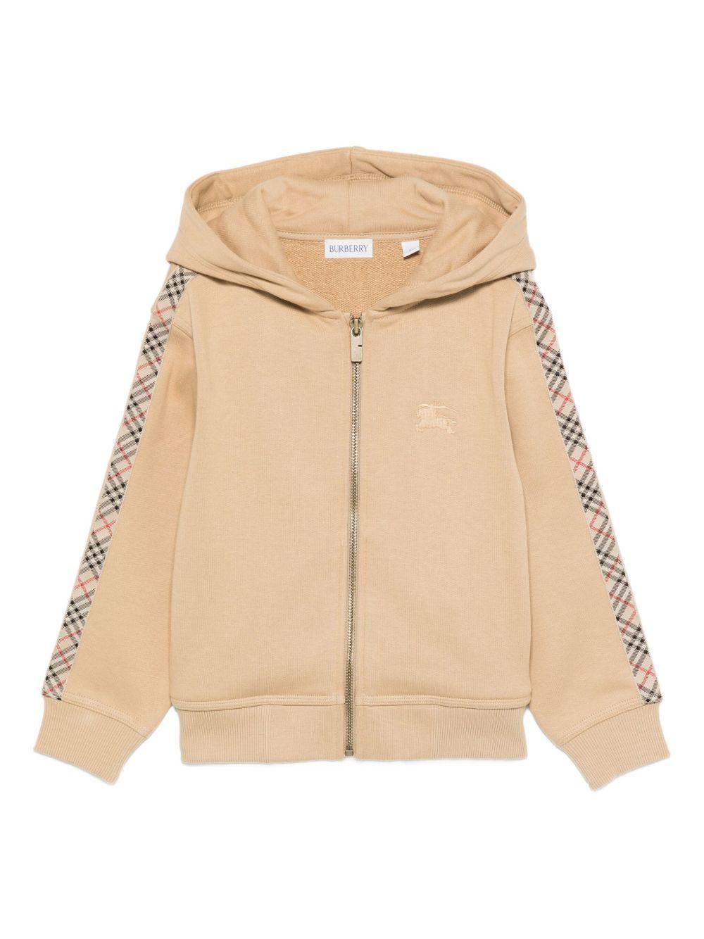 Felpa marrone chiaro per bambino 8108063 B9719 Burberry Kids 