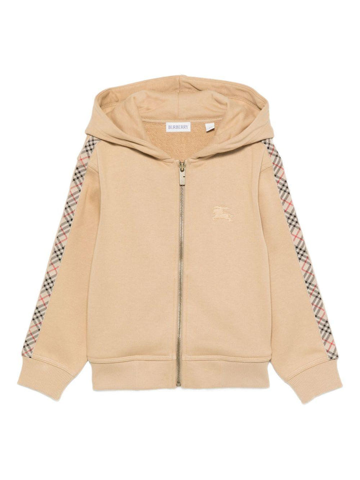 Felpa marrone chiaro per bambino 8108063 B9719 Burberry Kids 