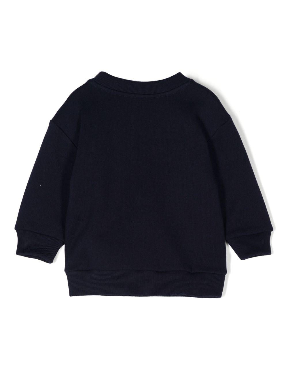 Felpa in blu notte per neonato 629430XJGPJ 4392 Gucci Kids 