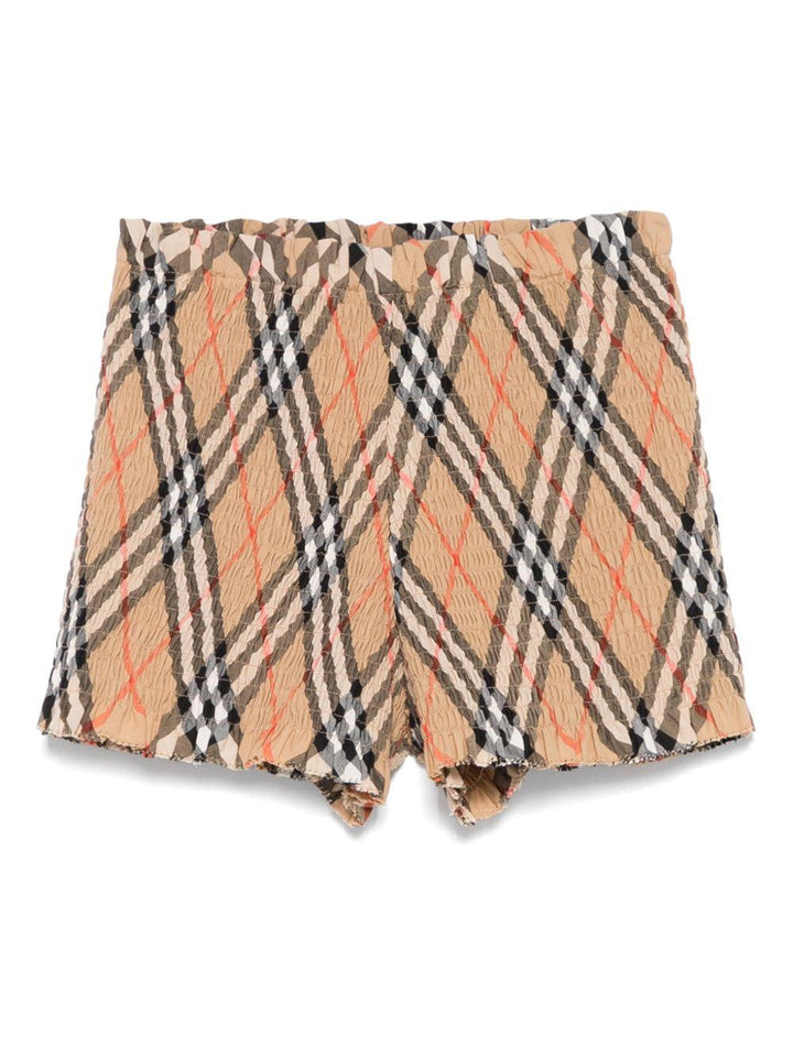 Bermuda motivo Vintage Check per bambina 8100074 B9368 Burberry Kids 