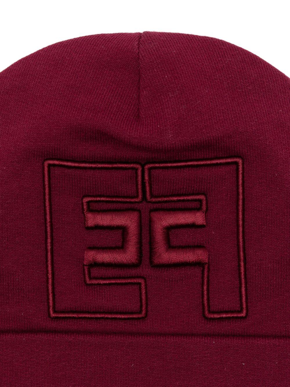 Cappello rosso per neonato ENCP0720FF002 3029 Elisabetta Franchi Kids 