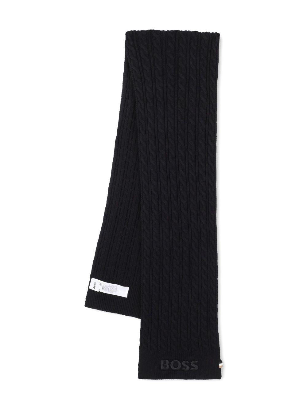 Sciarpa nera per bambino J52634 09B Boss Kids 