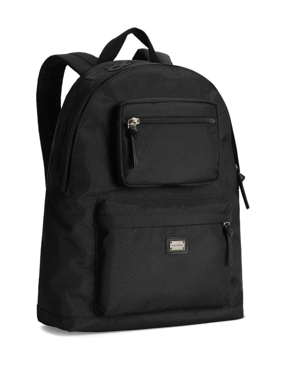Zaino nero per bambino EM0123AN263 80999 Dolce & Gabbana Kids 