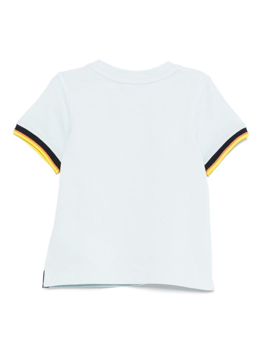 T-shirt blu pallido per neonato