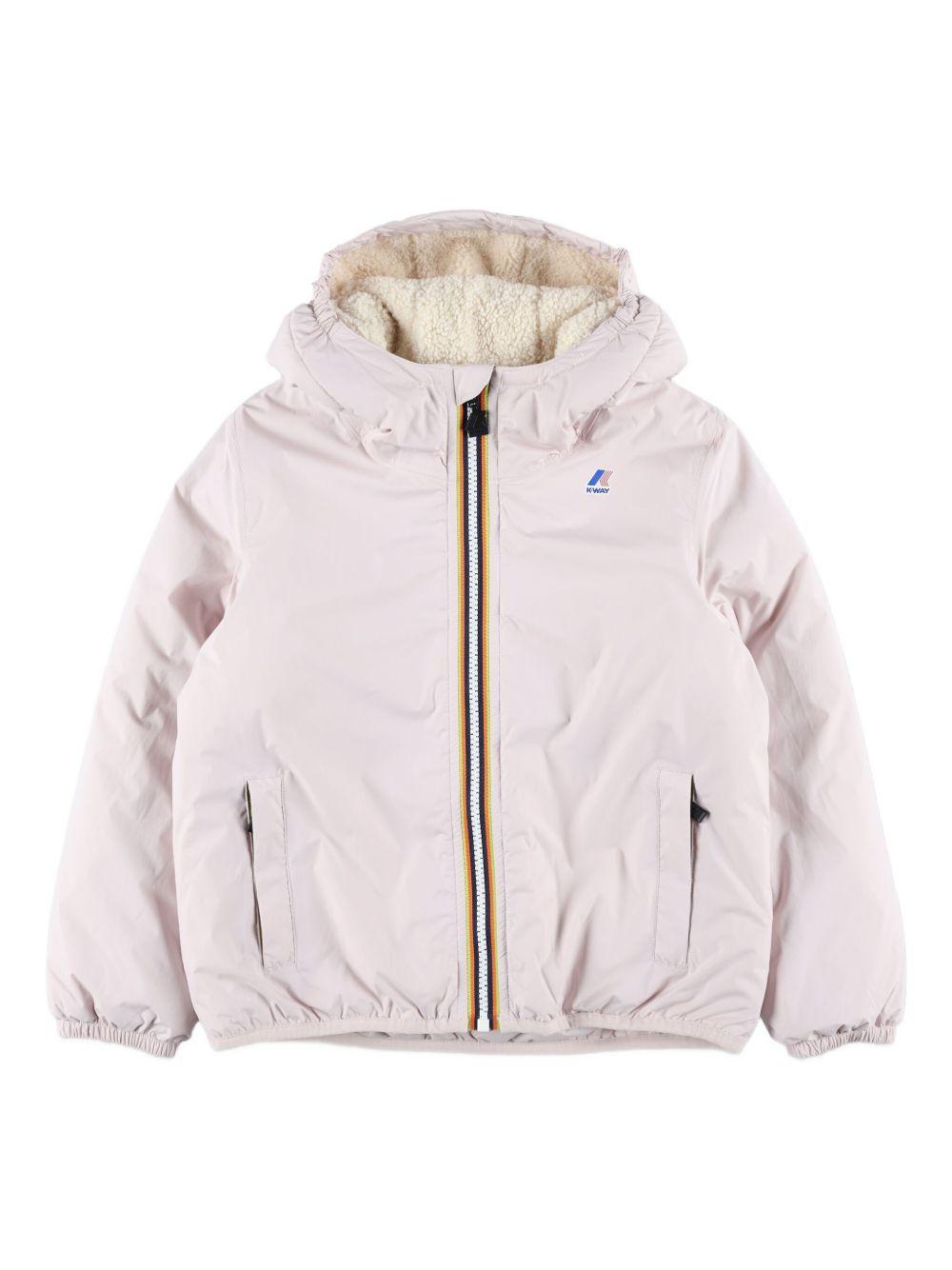 Giubbotto rosa per bambina K7142TW W7G K-Way Kids 