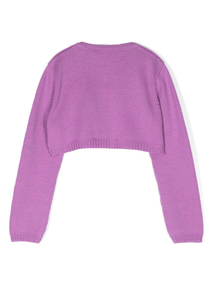 Cardigan viola per bambina FB8779102088 87 Colorichiari Kids 