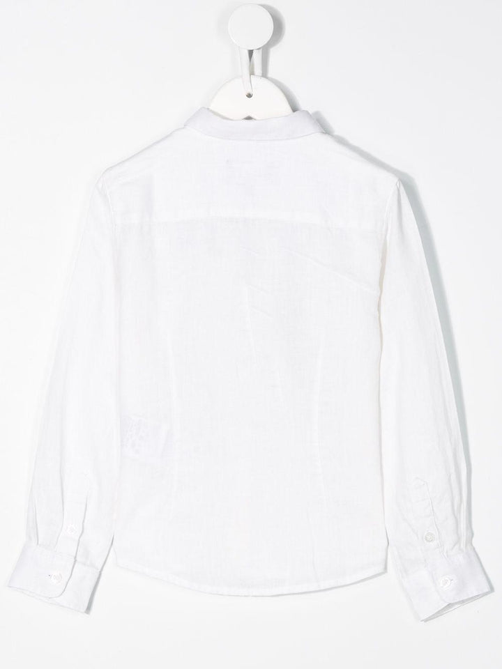 Camicia bianca per bambino 8N4CJ93NEEZ 0100 Emporio Armani Kids 